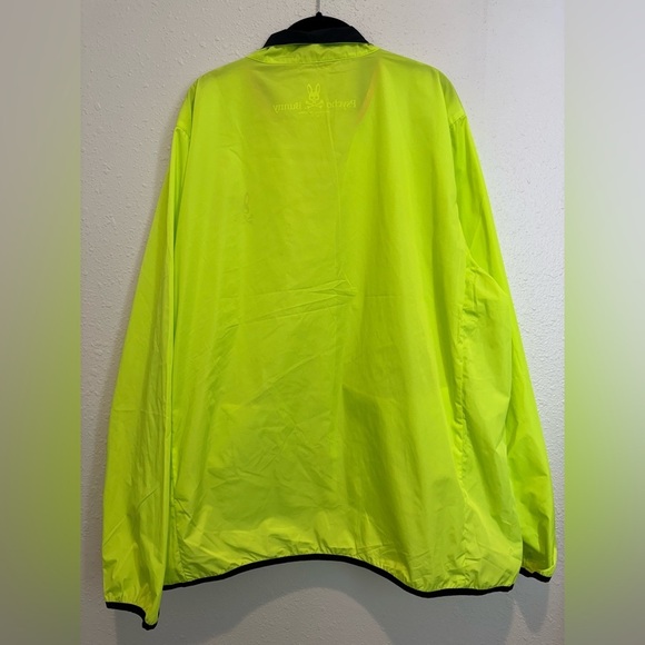 Psycho Bunny Men's Lowick Sport Jacket Neon Lemon Size 3XL - Picture 3 of 8